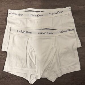 Calvin Klein Men's White trunks